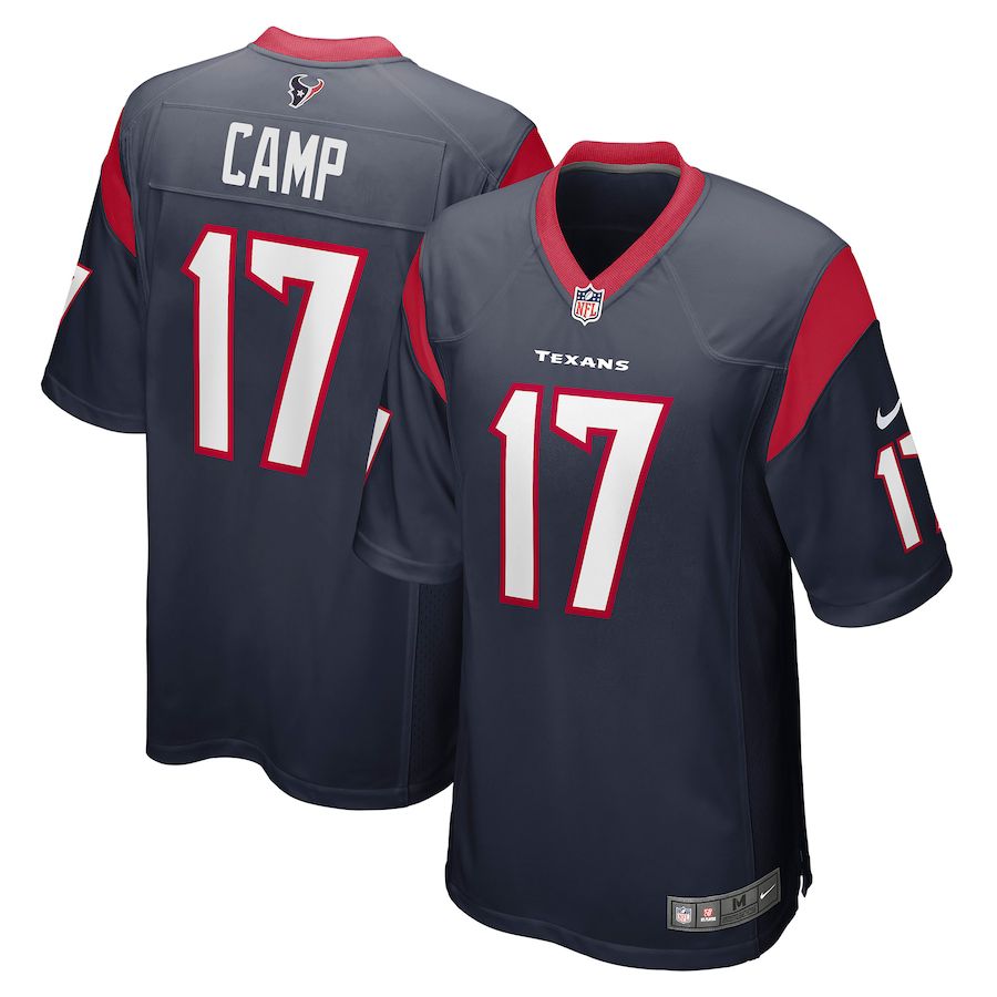 Men Houston Texans #17 Jalen Camp Nike Navy Game Player NFL Jersey->houston texans->NFL Jersey